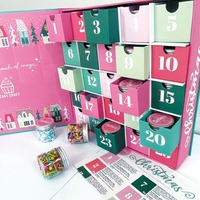 Boîtes cadeaux personnalisées en papier, emballage de luxe, boîtes de calendrier de l'avent de Noël