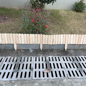 Bordure de clôture de jardin en bois bordure en bois fleur d'arbre - Product Image 6