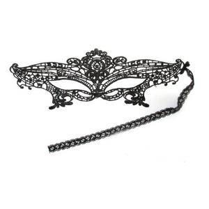 <span class=keywords><strong>หน้ากาก</strong></span>ลูกไม้สำหรับผู้หญิงเซ็กซี่สีดำยืดหยุ่น - Product Image 3