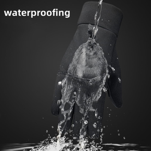 Custom Outdoor Waterproof Non-slip Driving <b>Warm</b> Hand Man Touch Screen Thermal Winter <b>Gloves</b> - Product Image 2