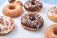 Machine électrique pour faire des donuts, appareil à gaz, double face, en acier inoxydable