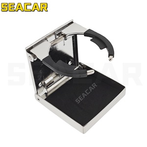 Porte-gobelet pliable en acier inoxydable Seacar 304, multifonctionnel, pour voiture et bateau - Product Image 1