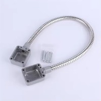 Protector de Cable Metálico Flexible para Puertas Ocultas, Control de Acceso, Cerraduras Eléctricas y Protección de Cables de Alimentación