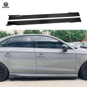 Minigonne laterali in vera fibra di carbonio stile <span class=keywords><strong>B</strong></span> per Mercedes Benz CLS Classe C218 2011-2017, labbro paraurti laterale - Product Image 2