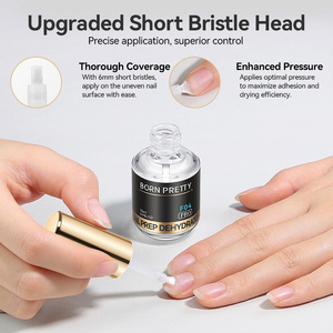 BORN PRETTY PRO Actualizado 15ml Sin Ácido 3S Deshidratador de Preparación de Uñas Secado al Aire y Equilibrio de PH <span class=keywords><strong>Ultra</strong></span> Bonder <span class=keywords><strong>Primer</strong></span> de Uñas para Uso en Salón - Product Image 5