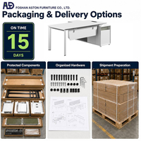 Bureau d'ordinateur moderne en bois avec rangement, poste de travail résistant à l'eau pour le bureau à domicile
