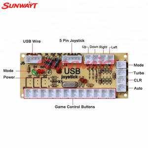 Diy Arcade USB/5P Chip Joystick Board Zero Delay Control for <b>Gaming</b> Accessories PC Fighting Joysticks & Game <b>Controllers</b> - Product Image 3