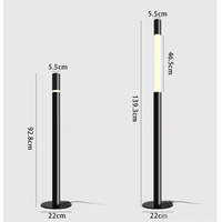 Lampe sur pied LED moderne à commande tactile, lumière d'ambiance décorative d'intérieur de luxe, intensité réglable, blanc chaud 3000K, pour la décoration d'hôtel