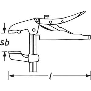 HAZET - 753-2 Pince à mors parallèles-EAN 4000896030231 PINCE ET COUPE PINCE RÉGLABLE - Product Image 2