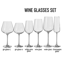 SAMYO personnalisé clair longue tige gobelet d'eau verre verre à vin blanc gros verres à vin rouge pour Restaurant hôtel