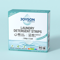 Cartons pliables écologiques personnalisés avec gaufrage et revêtement UV pour l'emballage des bandes de lessive