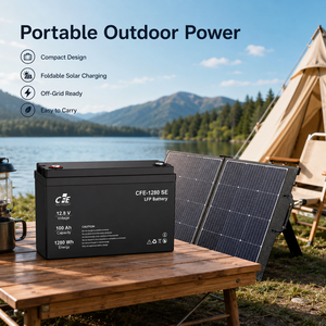 Batterie LiFePO4 LFP CFE-2560 SE 25,6V 100Ah avec BMS IP65, 3000 cycles, pour onduleur <span class=keywords><strong>FoxESS</strong></span>, systèmes solaires hors réseau - Product Image 2