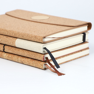 Carnet de notes professionnel A5 en tissu de liège écologique, couverture en cuir cousue, nouveau matériau naturel - Product Image 4