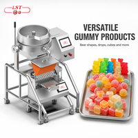 Machine de dépose de bonbons gélifiés avec trémie de 12 L, 10 buses, écran tactile PLC, dosage automatique de 1 à 4,5 g, machine de dépose automatique de bonbons et de chocolat, certifiée CE