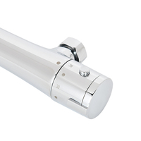 SANIPRO Sanitaire Nouveau Mélangeur Chaud et Froid En Laiton Pluie Kit De Douche, Salle De Bains Thermostatique Bain Douche Robinet Ensemble