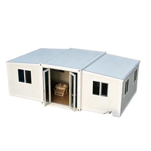 Container Houses <b>Sandwich</b> <b>Panel</b> Modern Villa Outdoor Office Living Room Easy Installation Rectangle Prefab House - Product Image 1