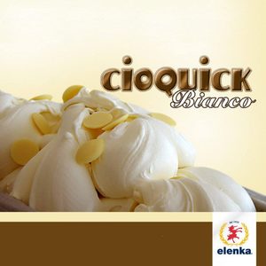 CIOQUICK WHITE ELENKA 1,6 kg - BASE PER GELATO AL CIOCCOLATO BIANCO - Product Image 2