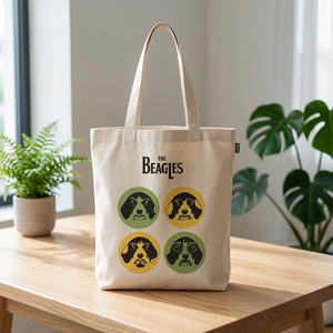 Custom Printed <b>Large</b> Cotton <b>Canvas</b> <b>Tote</b> <b>Bag</b> with Long Handles Reusable Shopping Carry <b>Bag</b> for Women Wholesale - Product Image 1