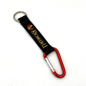 Custom branded Customized Polyester Sublimation Logo Printed Wristband Strap Lanyard Keychain Promotional Giveaway Gift Nylon