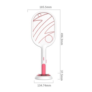 Raquette électrique anti-moustiques 2 modes 1200mAh rechargeable par USB, raquette anti-mouches et insectes pour la maison, inserts tueurs de nuisibles, produits de lutte antiparasitaire - Product Image 2