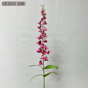 Lys de la vallée artificiel blanc et rose en soie, fleur décorative d'intérieur, vente chaude - Product Image 2