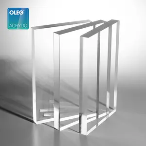 High transparency thick plexiglass acrylic glass sheet /board 4ft *8ft size anti -uv 30mm 40mm 50mm