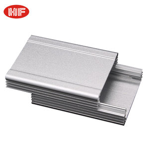 Caja de Proyecto de carcasas electrónicas de aluminio extruido de fresado CNC carcasa de caja de conexiones de señal de blindaje dividido PCB personalizada - Product Image 5