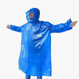 Waterproof Hooded <b>Poncho</b> Raincoat Lightweight Reusable Full Body Rain Wear for Travel Bike Riding and Outdoor Use for Unisex - Product Image 4