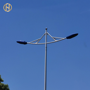 เสาไฟถนน LED ชุบสังกะสีแบบจุ่มร้อน - Product Image 4