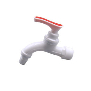 China Water Faucet Manufacturer ABS <b>Plastic</b> <b>Kitchen</b> Sink Faucet DN20 Streamline Design Bibcock Water Tap - Product Image 1