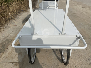 Chariot mobile de crème glacée chinoise à <span class=keywords><strong>prix</strong></span> avantageux, chariot de <span class=keywords><strong>crêpes</strong></span> de rue, chariot de restauration rapide, tricycle, camion de nourriture mobile - Product Image 3