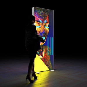 Biểu tượng tùy chỉnh quảng cáo nhôm gấp LED hộp đèn Pop Up hiển thị Backlit <span class=keywords><strong>seg</strong></span> lightbox cho triển lãm thương mại gian hàng triển lãm - Product Image 4
