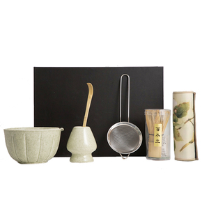 Juego de Té Matcha con Batidor de Bambú, 5 Piezas, Ecológico, Moderno, con Tazón de Cerámica y Boquilla - Product Image 4