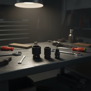 Fervi <b>Impact</b> <b>Socket</b> Wrench Set 3-Piece Metric Hex Drive Tools - Product Image 3