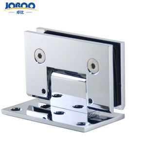 Joboo ZB721 регулируемые Твердые Латунные настенные крепления, прямые серии, подпружиненные стеклянные петли с офсетной задней пластиной - Product Image 2