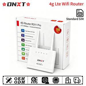 DNXT 4g lte wifi router LTE Cat4 2.4GHz wifi 6 router WAN/LAN DC&12V/1A 4g modem 300Mbps WPS 4g lte <b>usb</b> modem Home Use - Product Image 1