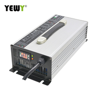 1500W 12V 100A 72V 16A OTP OVP OCP Lifepo4 chargeur de batterie au Lithium chariot élévateur électrique chariot de Golf chargeur avec ports AC & DC