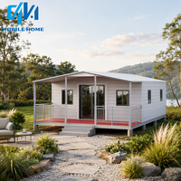 Maison Modulaire Préfabriquée de 20 pieds, Type Granny Flat, 2 Chambres, Maison Mobile avec Cuisine et Salle de Bain, Conteneur Portable