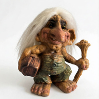 Noorwegen Zweden Finland IJsland Souvenir Groothandel Hars Viking beeldje Noordse beeldjes Op maat gemaakte OEM diverse maten Troll figuur