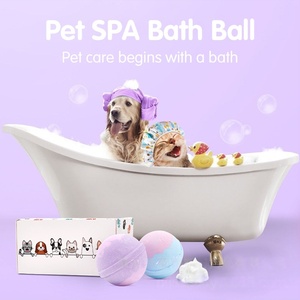 Bombes de bain aux huiles essentielles écologiques USMILEPET pour chiens et chats - Shampoing professionnel pour le toilettage des animaux - Product Image 2