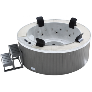 Masaje Balboa sistema bañera Redonda al aire libre de tubo caliente piscinas de <span class=keywords><strong>spa</strong></span> 4 personas bañera de hidromasaje - Product Image 4