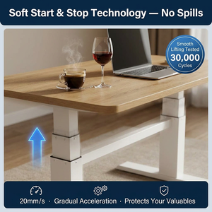 Mesa Auxiliar Motorizada Profesional para Sofá, Altura Ajustable, <span class=keywords><strong>Escritorio</strong></span> para Portátil para Sala de Estar - Estación de Trabajo Ergonómica Inteligente - Product Image 5
