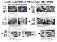 Machine de fabrication de boîtes en carton entièrement automatique, équipement de formage de caisses en carton ondulé, garantie 1 an, fabriqué en Chine pour la production d'emballages