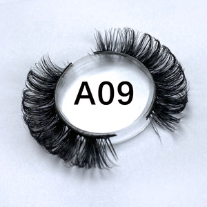 Sản Phẩm Bán Chạy Nhất Thế Giới Hậu Trường Vẻ Đẹp Lông Mi Đẹp Làm Bằng Tay Lông Nhẹ & Mềm Mại Dải Bông Màu Đen 100% Lông Chồn 626 - Product Image 4