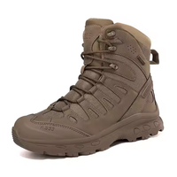 Bottes tactiques de randonnée mi-mollet en caoutchouc et maille imperméables à lacets personnalisables – Haute qualité pour hommes, entraînement extérieur toutes saisons