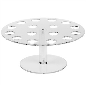 Soporte Transparente de Acrílico de 16 Agujeros para Conos de Helado y Exhibidor de Palomitas, Tipo Vertical, Moderno y Minimalista, para <span class=keywords><strong>Alimentos</strong></span> - Product Image 5