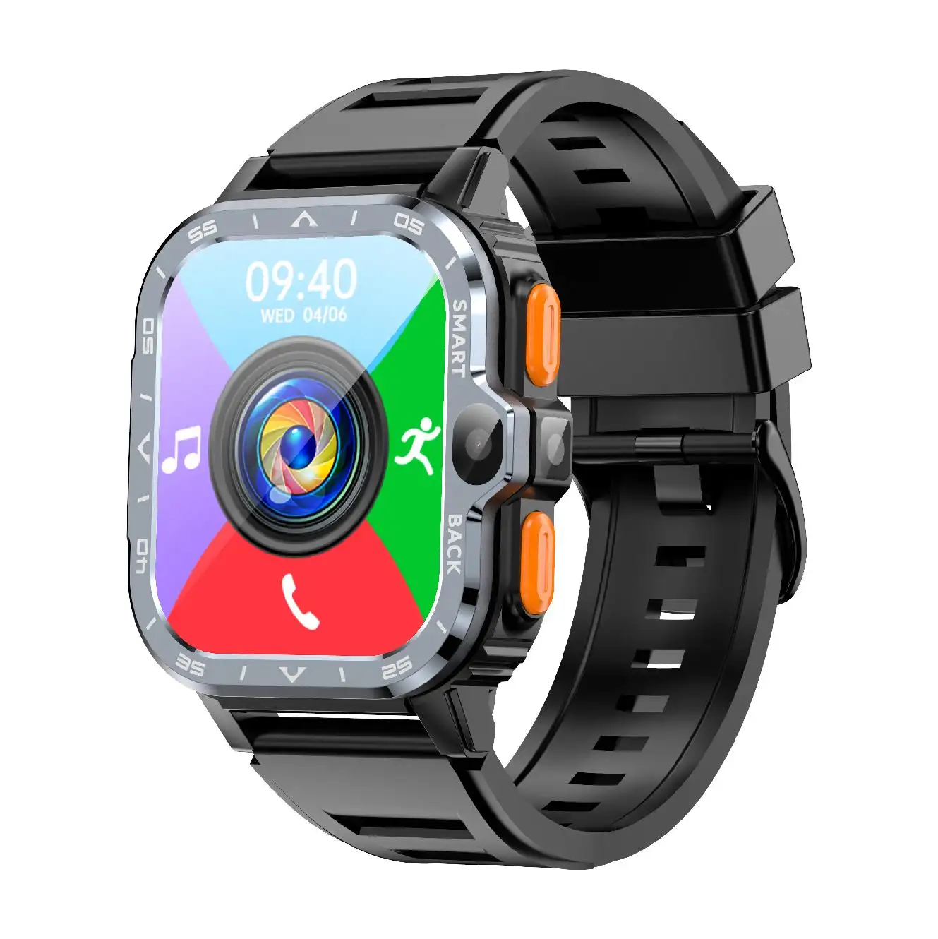 Sport smart watch con gps Men 1.32" IP68 Waterproof 480mAh Big Battery Reloj GPS Smartwatch with Accurate Blood Oxygen Data