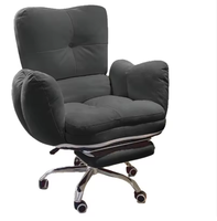 Chaise de bureau moderne au prix d'usine, chaise de bureau de luxe durable, ergonomique, confortable, inclinable, simple, pivotante