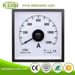 مؤشر أمبير لوحة التناظرية للتيار المتردد بزاوية واسعة BE-96W AC1200/5A احترافي عالي الجودة - Product Image 2