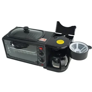 2024 new arrivals multifunctional household cookware sets 3 in 1 breakfast makers fry pan coffee machine toaster breakfast maker